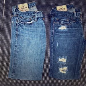 2 Hollister Jeans (selling both pair together)
